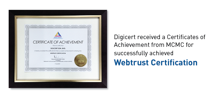 Certificates Webtrust